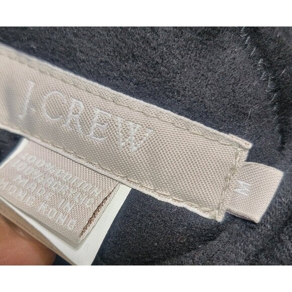 J Crew Womens Beige Black Full Zip Reversible Vest Mock Neck With Pockets Size M - Picture 11 of 14